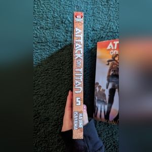 Attack on Titan manga volumes 1 through 5